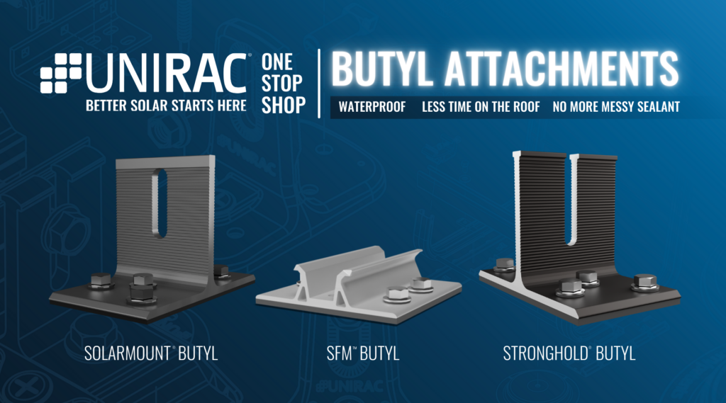 Unirac UL 2703A Butyl Attachments